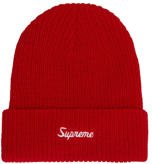 supreme-loose-gauge-beanie-ss-22-red