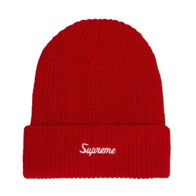Supreme Loose Gauge Beanie (SS22) Red