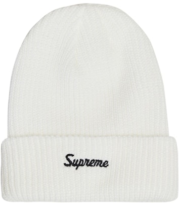 Supreme Loose Gauge Beanie (SS22) White Buy Supreme Loose Gauge Beanie (SS22) White