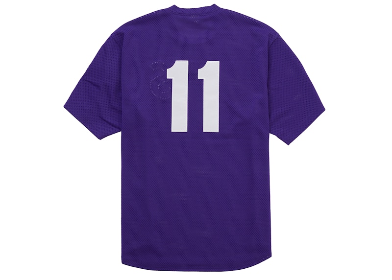 Order Supreme Los Angeles Shop S Logo Baseball Henley Purple