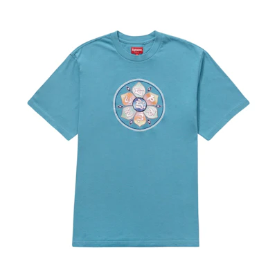 Supreme Lotus S/S Top Light Aqua