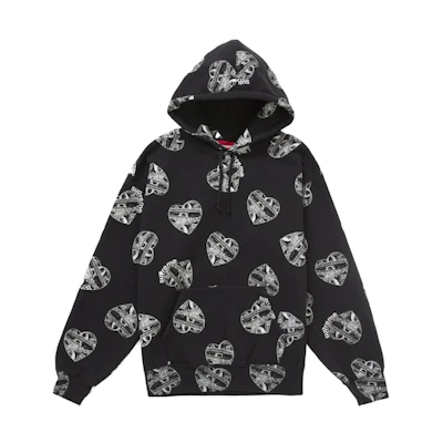 Supreme Love Cash Hooded Sweatshirt Black