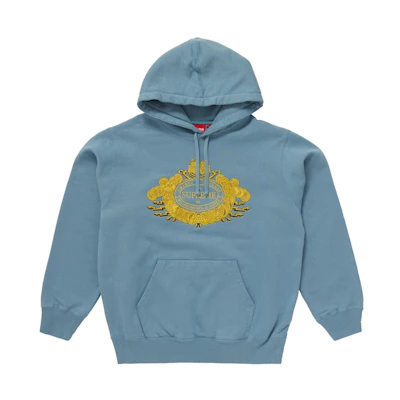 Supreme Love or Hated Hooded Sweatshirt Dusty Blue
