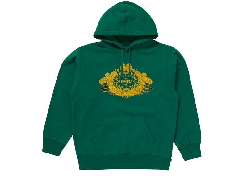 Supreme Love or Hated Hooded Sweatshirt Green
