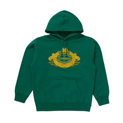 Supreme Love or Hated Hooded Sweatshirt Green