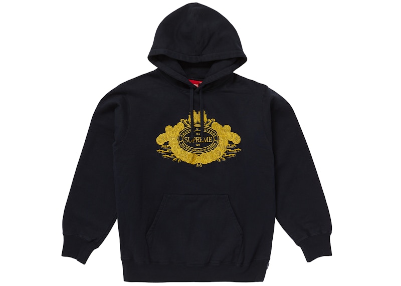 Supreme Love or Hated Hooded Sweatshirt Navy