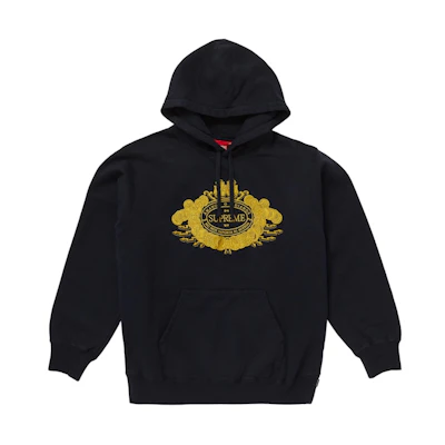 Supreme Love or Hated Hooded Sweatshirt Navy