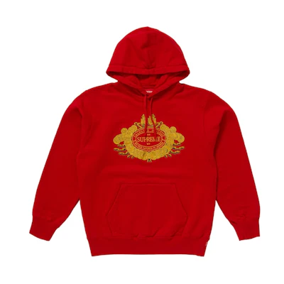 Supreme Love or Hated Hooded Sweatshirt Red