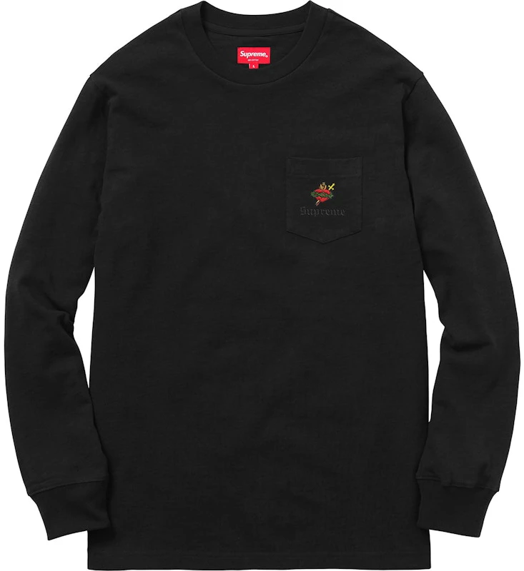 supreme-ls-pocket-tee-f-w18-black