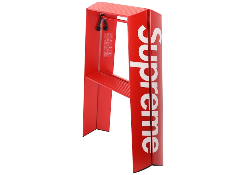 Buy Supreme Lucano Step Ladder Red - Novelship