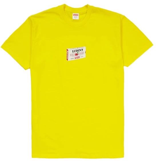 supreme-luden-s-tee-yellow
