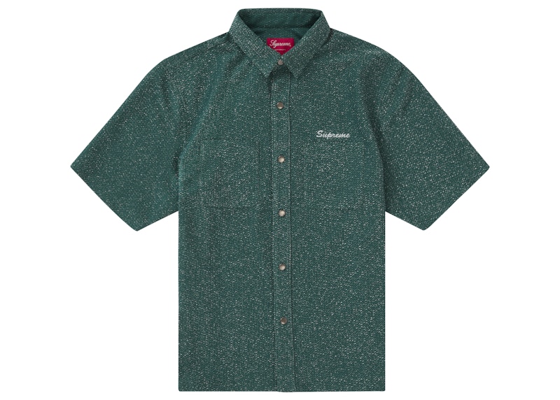 Supreme Lurex S/S Shirt Green