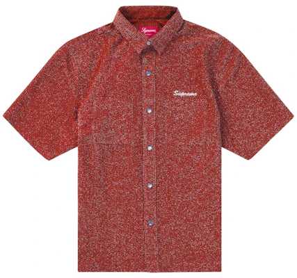 Camisa Roja Supreme Lurex Manga Corta. Buy Camisa Roja Supreme Lurex Manga Corta.