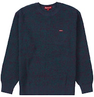 Supreme Mélange Rib Knit Sweater Teal Supreme Mélange Rib Knit Sweater Teal