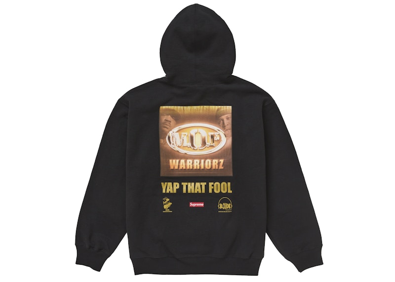 Order Sudadera con Capucha Negra Supreme M.O.P.