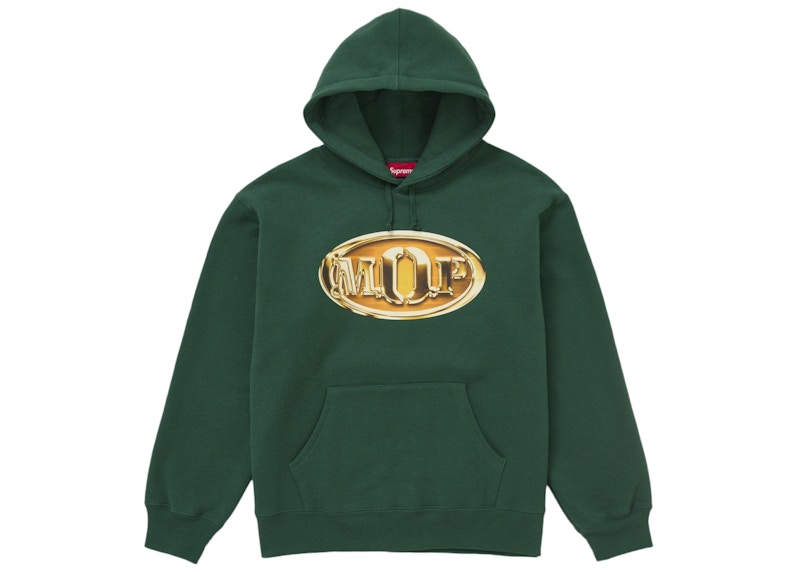 Supreme M.O.P. Hooded Sweatshirt Dark Green