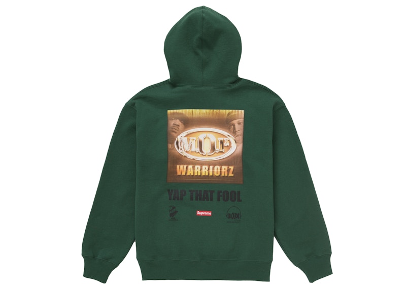 Supreme M.O.P. Hooded Sweatshirt Dark Green 圖 2