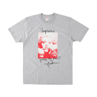 Supreme Madonna Tee Heather Grey