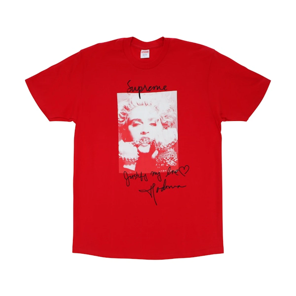 Buy Supreme Madonna Tee Red Novelship