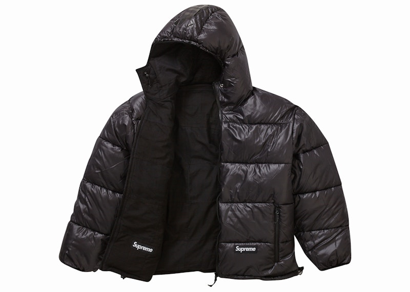 Supreme Madras Reversible WINDSTOPPER Puffer Jacket Black 圖 2