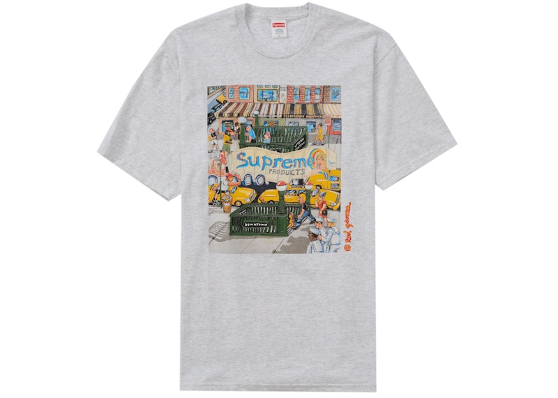 Supreme Manhattan Tee Ash Grey