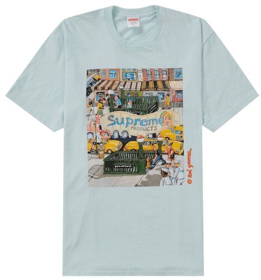 supreme-manhattan-tee-pale-blue