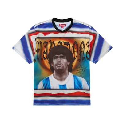 Supreme Maradona Soccer Jersey Multicolor