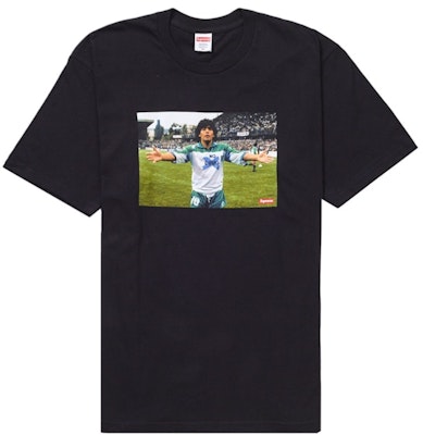 Supreme Maradona Tee Black Buy Supreme Maradona Tee Black