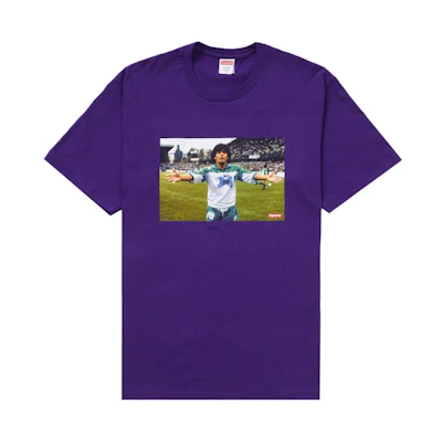 Supreme Maradona Tee Purple