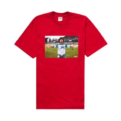Supreme Maradona Tee Red