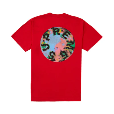 Supreme Marble Tee Red