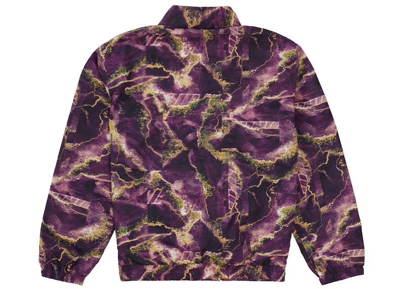 Supreme Marble Track Jacket Purple 圖 2