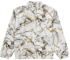 Supreme Marble Track Jacket White Supreme Marble Track Jacket White