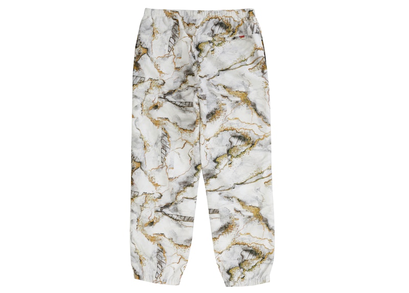 Buy Supreme Seluar Track Marble Putih