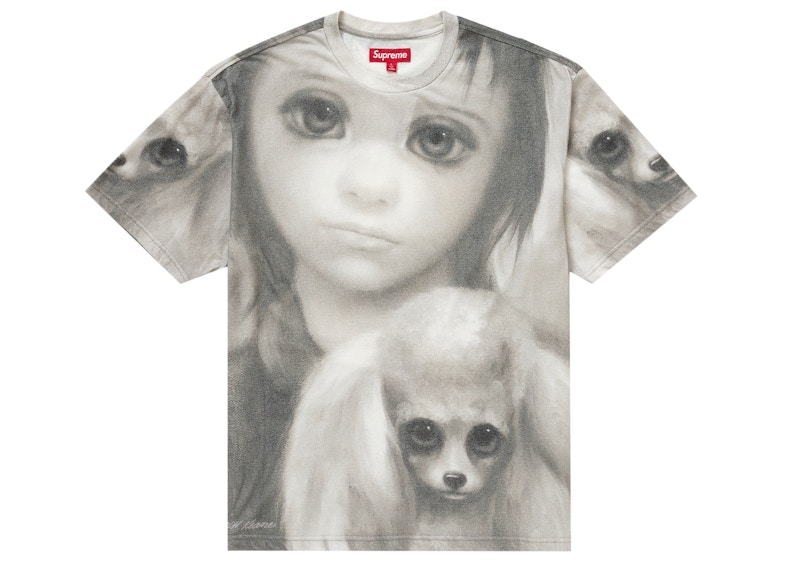 Supreme Margaret Keane Best Friends S/S Top Grey