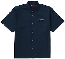 Supreme Margaret Keane Teardrop S/S Work Shirt Light Navy Supreme Margaret Keane Teardrop S/S Work Shirt Light Navy