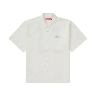 Supreme Margaret Keane Teardrop S/S Work Shirt White