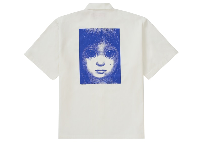 Order Supreme Margaret Keane Teardrop S/S Work Shirt White