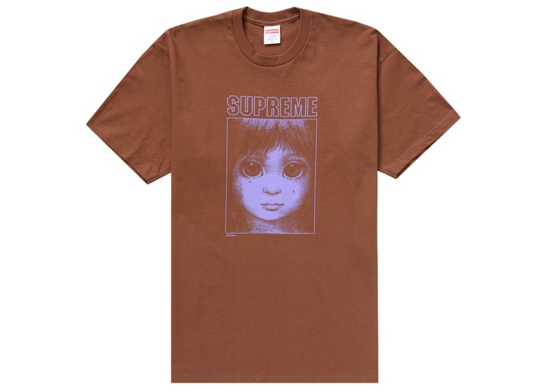Supreme Margaret Keane Teardrop Tee Brown