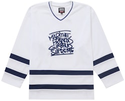 Supreme Marithé + François Girbaud Hockey Jersey White Supreme Marithé + François Girbaud Hockey Jersey White