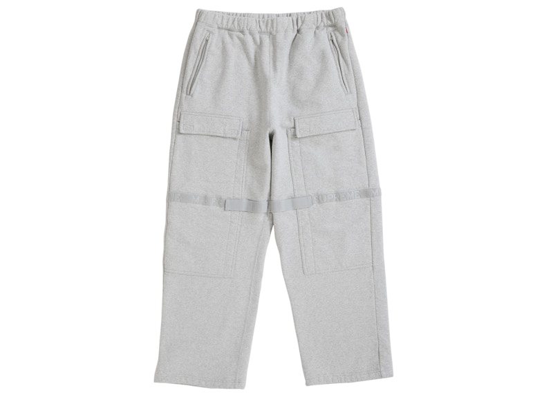 Buy シュプリーム マリテ + フランソワ ジルボー シャトルテープ カーゴスウェットパンツ グレー