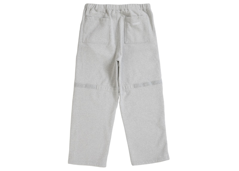 Order シュプリーム マリテ + フランソワ ジルボー シャトルテープ カーゴスウェットパンツ グレー