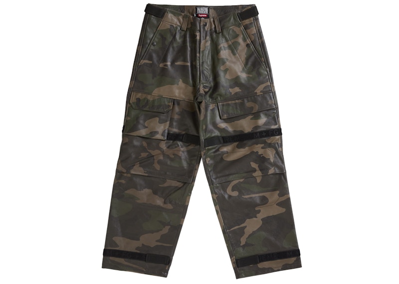 Supreme Marithé + François Girbaud Shuttle Tape Leather Cargo Pant Camo