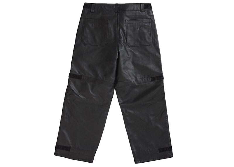 Supreme Marithé + François Girbaud Shuttle Tape Leather Cargo Pant Black 圖 2