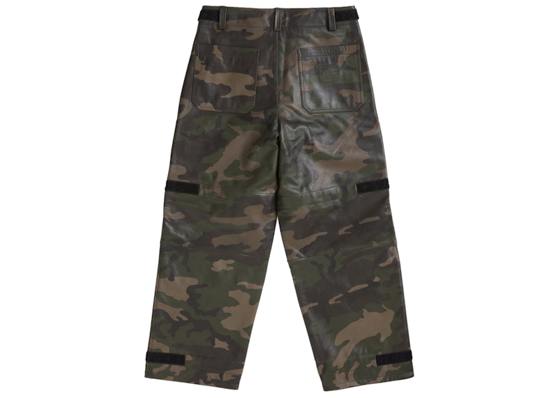 Supreme Marithé + François Girbaud Shuttle Tape Leather Cargo Pant Camo 圖 2