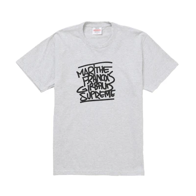 Supreme Marithé + François Girbaud Tee Heather Grey