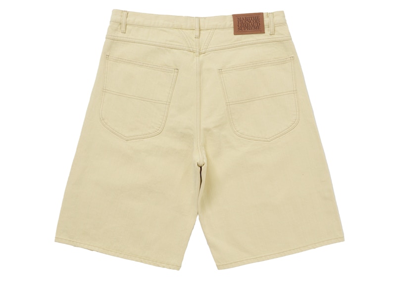 Supreme Marithé + François Girbaud X-Seam Baggy Denim Short Pale Yellow 圖 2