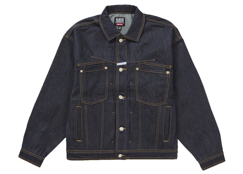 Supreme Marithé + François Girbaud X-Seam Denim Trucker Jacket Dark Indigo