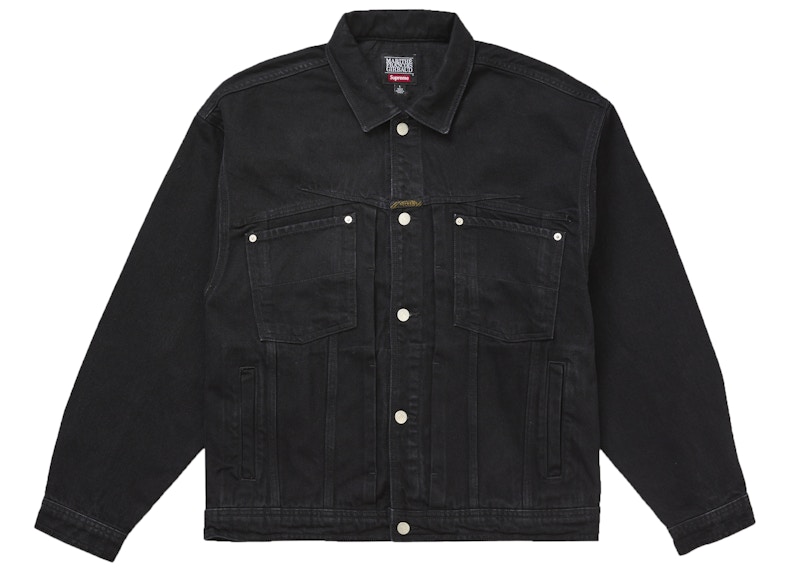 Supreme Marithé + François Girbaud X-Seam Denim Trucker Jacket Black