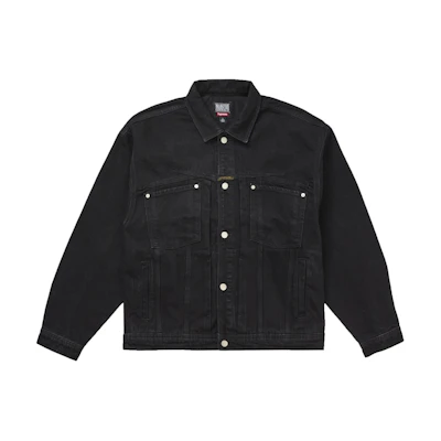 Supreme Marithé + François Girbaud X-Seam Denim Trucker Jacket Black